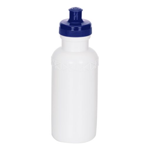 Squeeze Para Brindes Plastico 500Ml Bic Plastic - branco com detalhes em azul
