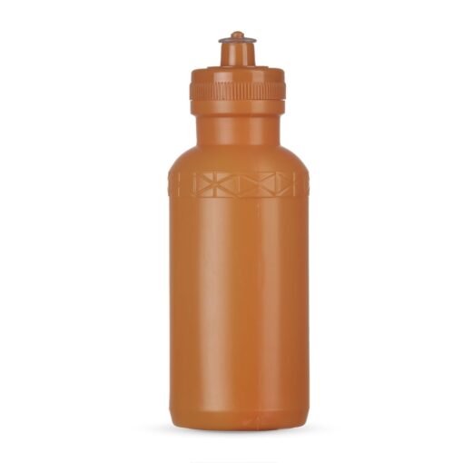 Squeeze Personalizado Para Empresas Plastico 500Ml Bic Silicone na cor laranja