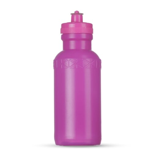 Squeeze Com Logo Plastico 500Ml Bic Silicone na cor rosa
