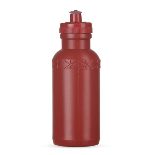 Squeeze Personalizado Para Empresas Plastico 500Ml Bic Silicone na cor vermelho