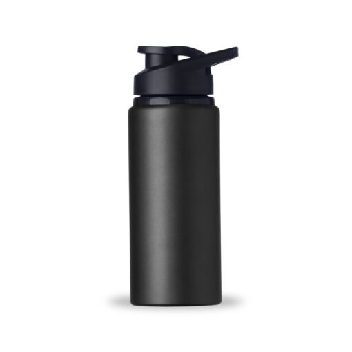 SQUEEZE ALUMINIO FOSCO 650ML SPX-12487F-PRE NA COR PRETO