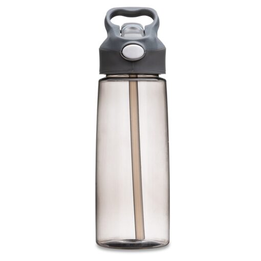 Squeeze Personalizado Plástico 650Ml - Preto/Cinza