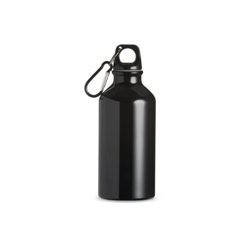 Squeeze Personalizado Para Empresas Alumínio 420Ml na cor preto