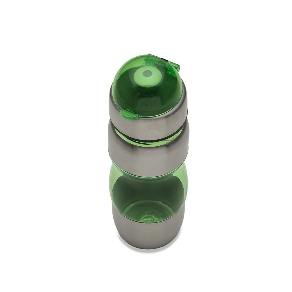 SQUEEZE PLASTICO C/ METAL 450ML BICO E ALÇA  SPX-12190 NA COR VERDE