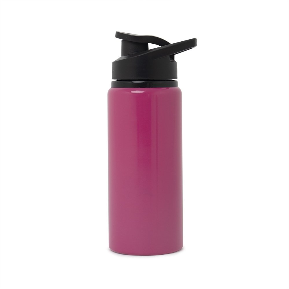 SQUEEZE ALUMINIO BRILHANTE 600ML SPX-12487B NA COR ROSA