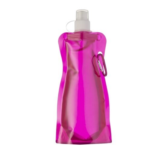 Squeeze Personalizado Plástico 450Ml - Rosa/Branco