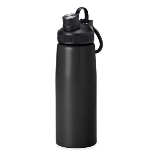 Squeeze Promocional Inox 900Ml na cor preto
