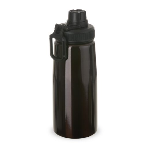 Squeeze Promocional 750Ml Inox C/ Alça na cor marrom