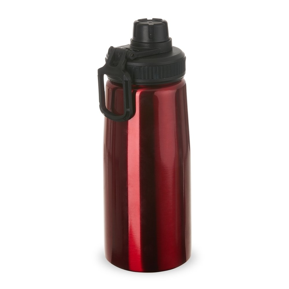 SQUEEZE 750ML INOX C/ ALÇA SPX-18550B NA COR VERMELHO