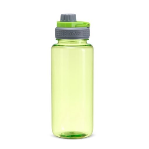Squeeze Personalizado Para Empresas Plástica 1 Litro - verde com detalhes em cinza