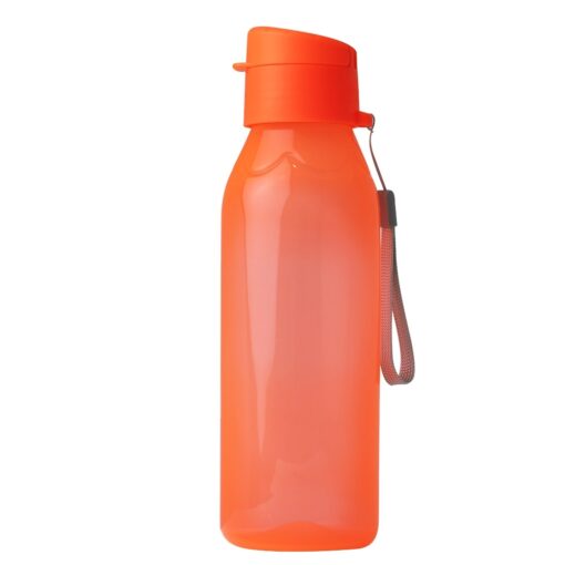 Squeeze Para Brindes Plástica 700Ml na cor laranja