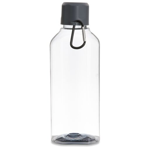 Garrafa Personalizada Plástica 730Ml - Transparente/Cinza