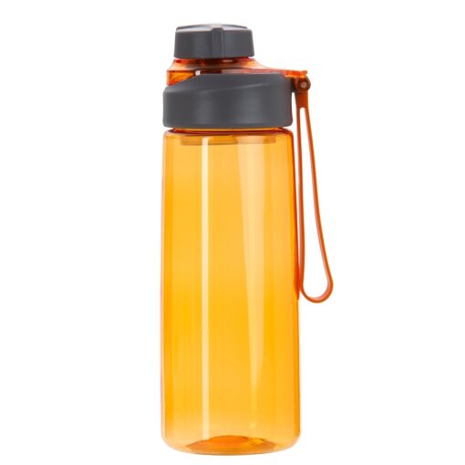 Squeeze Personalizado Para Empresas Plástica 700Ml na cor laranja
