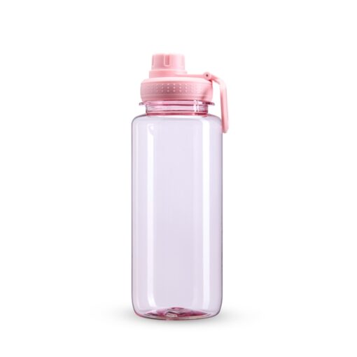 Squeeze Personalizado Plástico 1 Litro na cor rosa