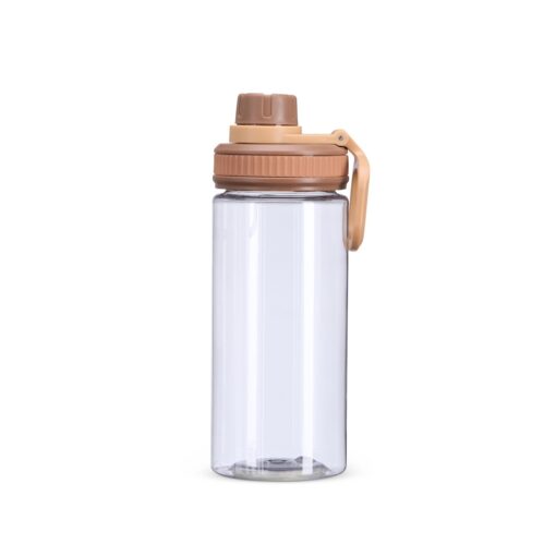 Squeeze Com Logo Plástico 500Ml na cor marrom