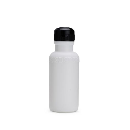 Squeeze Promocional Plástico 500Ml - branco com detalhes em preto