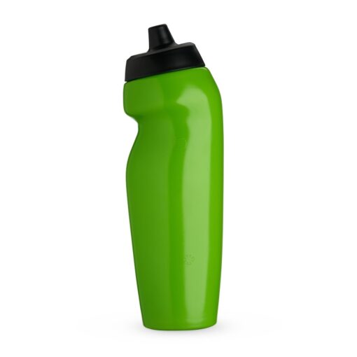Squeeze Com Logo Plástico 640Ml - verde com detalhes em preto
