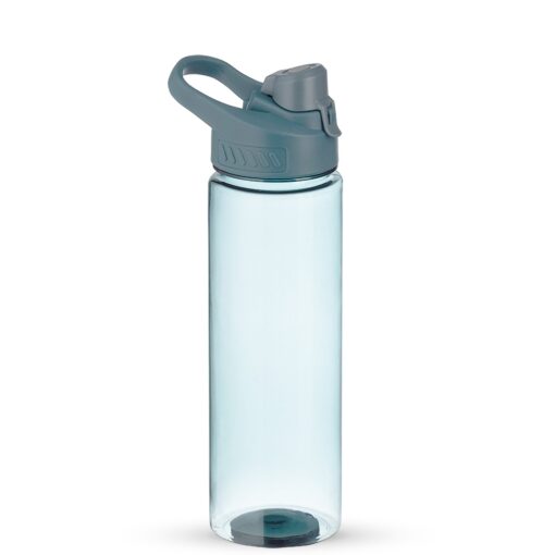Garrafa Personalizada Plástico 700Ml - Azul/Prata