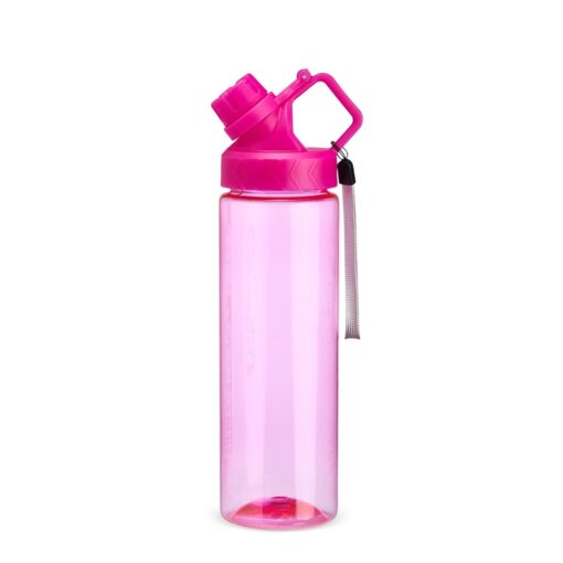 Squeeze Promocional Plástico 750Ml na cor rosa