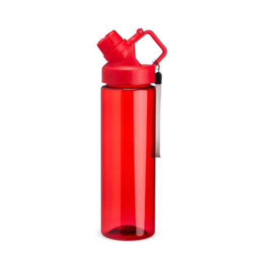 Squeeze Personalizado Para Empresas Plástico 750Ml na cor vermelho