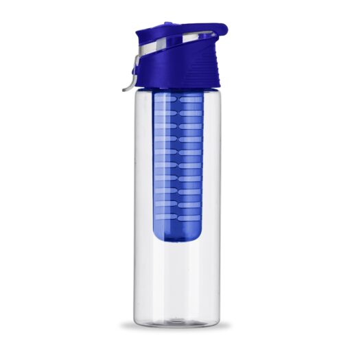 Squeeze Promocional Plástico 700Ml Com Infusor na cor azul