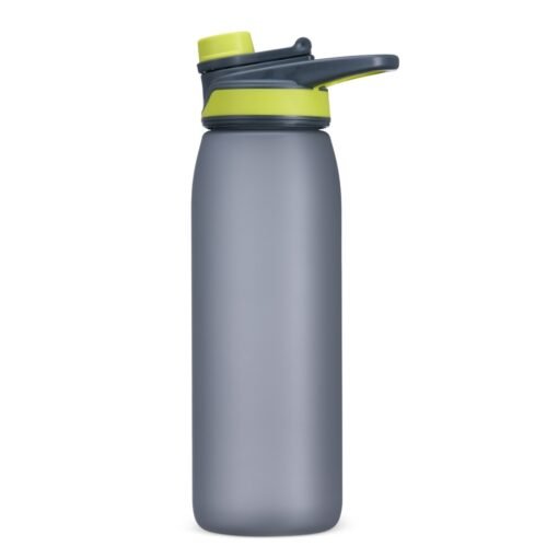 Squeeze Promocional Plástico 900Ml - preto com detalhes em verde