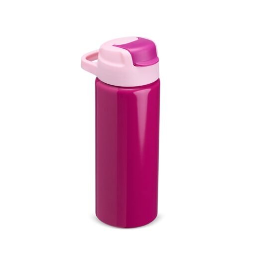 Squeeze Personalizado Para Empresas Alumínio 600Ml na cor rosa