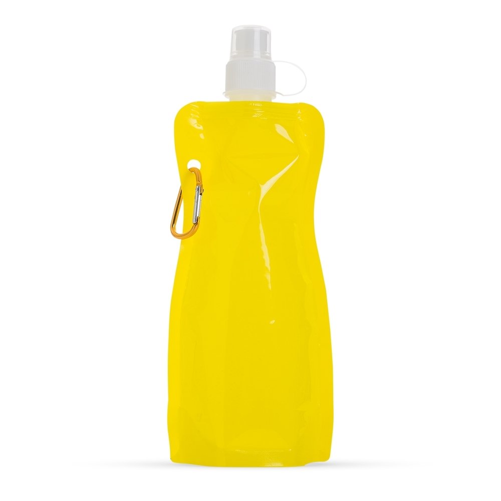 SQUEEZE DOBRAVEL 480ML C/ MOSQUETAO  SPX-12459 NA COR AMARELO