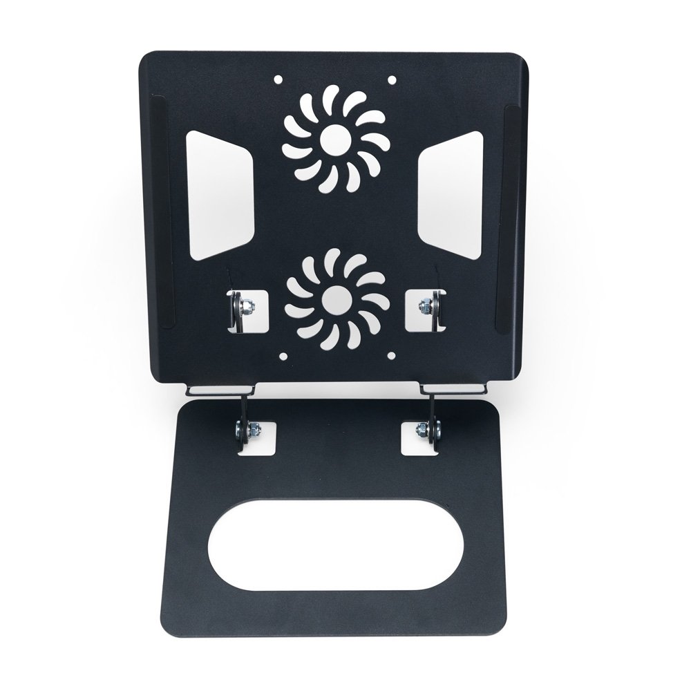 SUPORTE ARTICULADO DE METAL PARA NOTEBOOK SPX-08259 NA COR PRETO