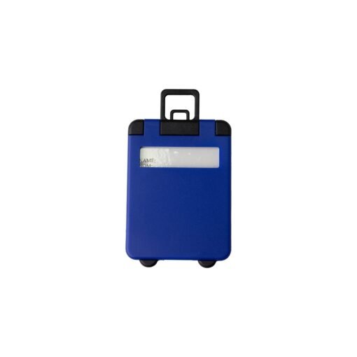 Tag Personalizado Plástico - Azul/Preto | Brindes Brasil