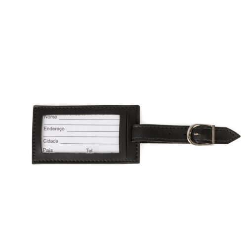 Tag Personalizado Couro Sintético - Preto SPX-13790-PRE