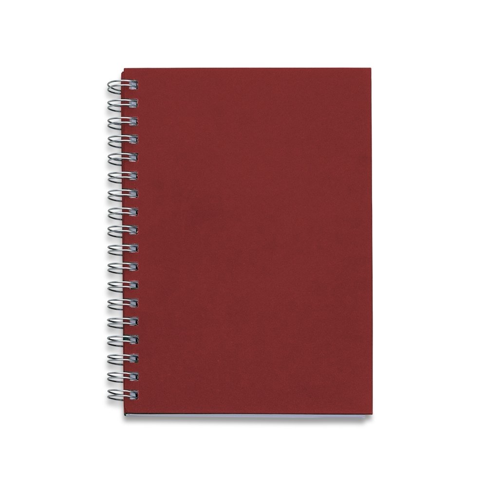 CADERNO CAPA KRAFT SPX-14209 NA COR VERMELHO