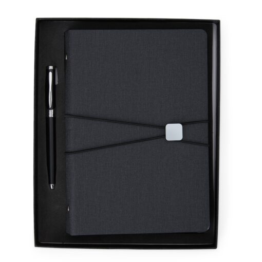 Kit Executivo Personalizado Metálica - Preto SPX-08255-PRE