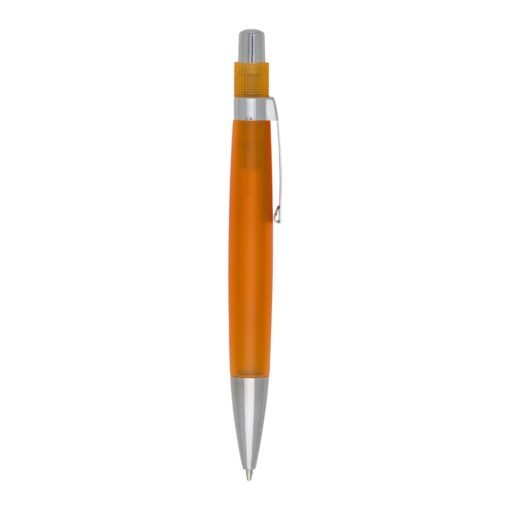 CANETA PLÁSTICA  SPX-P@08809 NA COR LARANJA