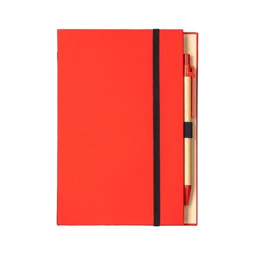 BLOCO DE ANOTAÇÕES COM AUTOADESIVOS E CANETA SPX-18938 NA COR VERMELHO