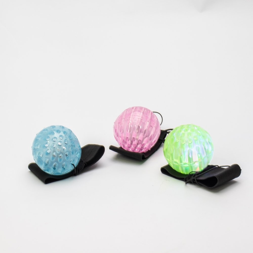 BOLA COM PULSEIRA VAI E VEM SPX-P@BRINQ39 NA COR AMARELO