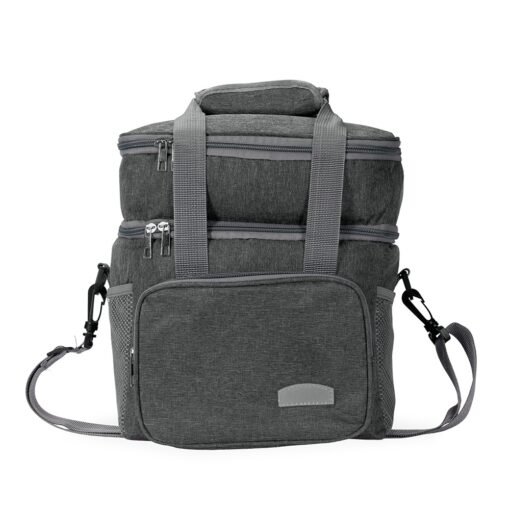 BOLSA TÉRMICA 10 LITROS SPX-18957 NA COR CINZA