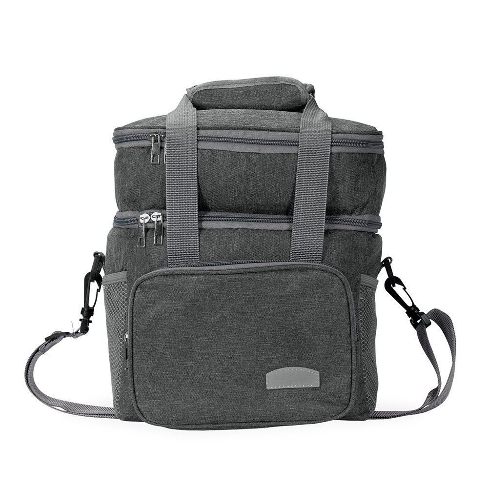 BOLSA TÉRMICA 10 LITROS SPX-18957 NA COR CINZA