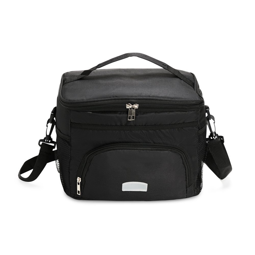 BOLSA TÉRMICA POLIÉSTER 10 LITROS SPX-18960 NA COR PRETO