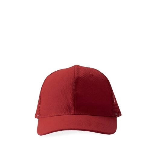 BONÉ POLIÉSTER ABA CURVA COM TELA SPX-18986 NA COR VERMELHO