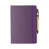 CADERNETA FIBRA DE ARROZ COM CANETA SPX-08290 NA COR ROXO