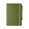 CADERNETA FIBRA DE ARROZ COM CANETA SPX-08290-VD NA COR VERDE