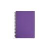 CADERNO CAPA EMBORRACHADA SPX-13708-ROX NA COR ROXO