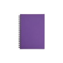 CADERNO CAPA EMBORRACHADA SPX-13708 NA COR ROXO