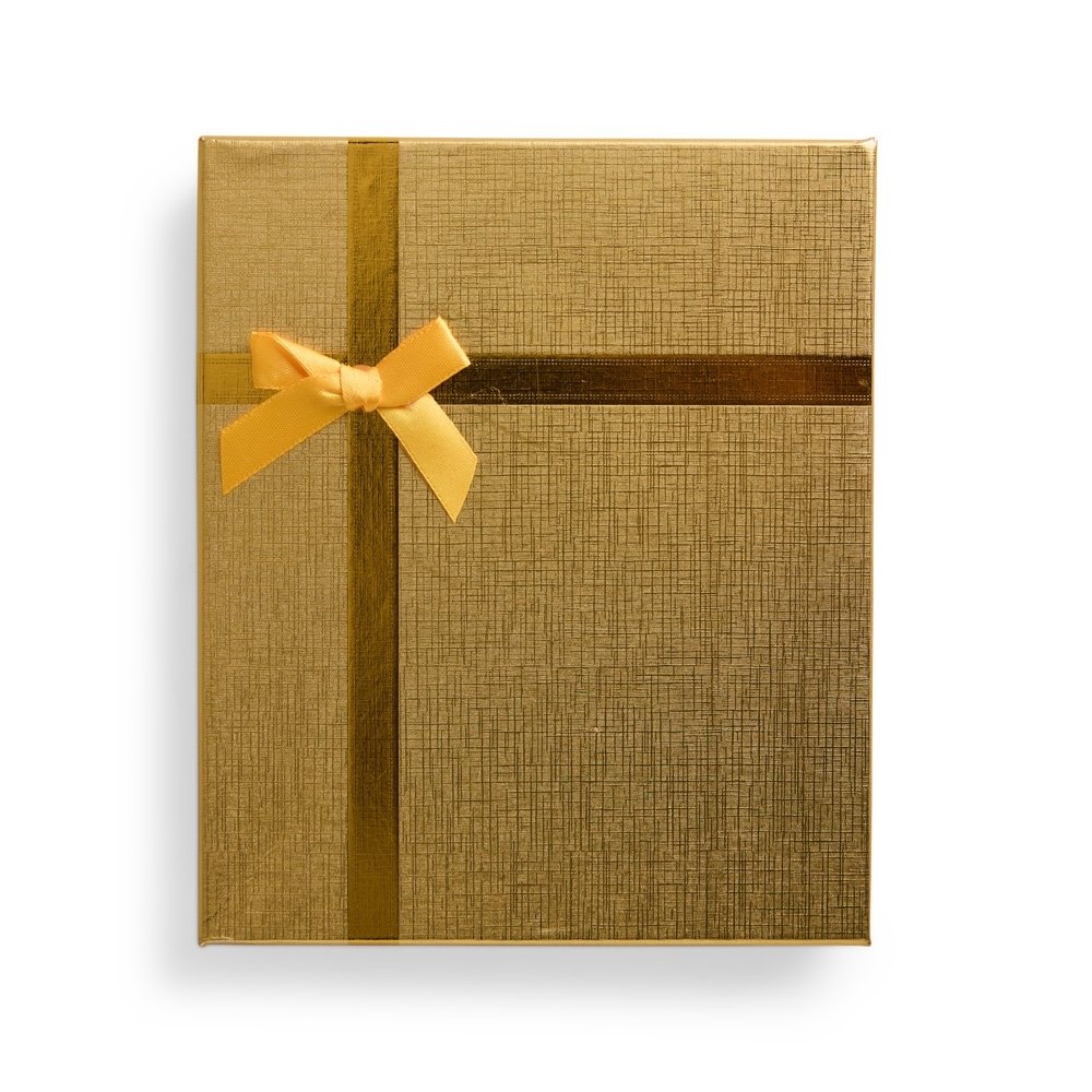 CAIXA PARA PRESENTE SPX-19000 NA COR DOURADO