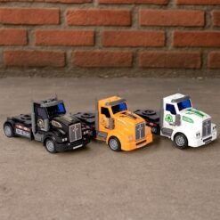 CAMINHÃO MINIATURA SPX-P$BRINQ72 NA COR AMARELO