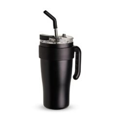 CANECA TÉRMICA INOX 800ML SPX-18970-PRE NA COR PRETO