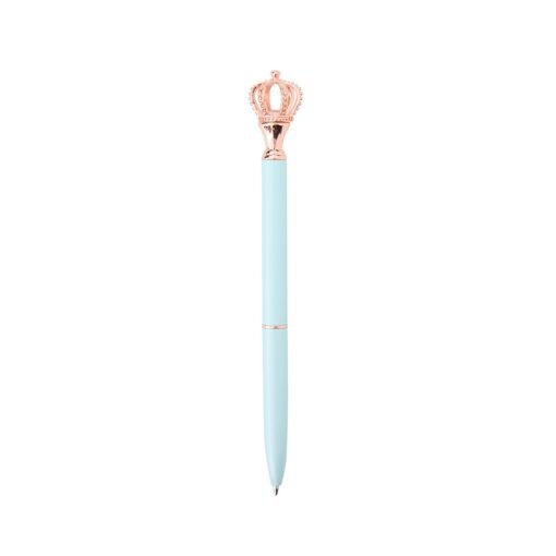 CANETA METAL COROA SPX-08174 NA COR AZUL