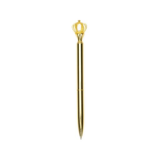 CANETA METAL COROA SPX-08174 NA COR DOURADO