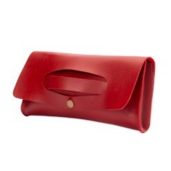 CARTEIRA DE MÃO COURO SINTÉTICO SPX-15281 NA COR VERMELHO